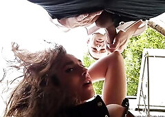 Student Natasha get her ass and mouth fucked hard for fitness lesson.Full