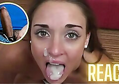 Busty wifey craving hot blowjobs swallows every loving cumshot load