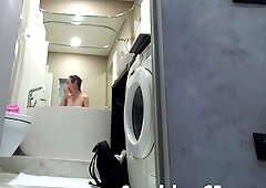 My stepsis would be pissed when she finds out I filmed her taking bath