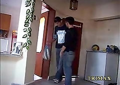 Barebacked splitting & sucking & ball licking