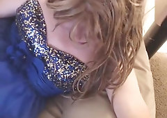 tranny ladyman receives cream flow After plow