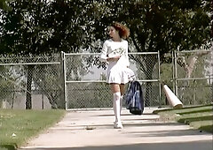 Cutie gets her face all messy