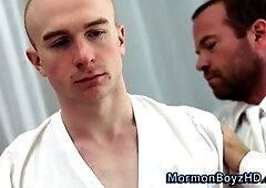 Elder bear in uniform