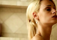 The feel of warm water running over her hawt skin is always a turn on for golden-haired hotty Erica Fontes, who likes to indulge in lengthy, pleasurab
