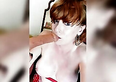 Large Breasts chastity turned screaming with anal and cum