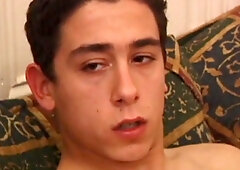 Luciano Strokes His Shaft