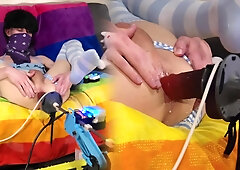 Attempting My Biggest Knot Yet With Nicos Doggy Dildo