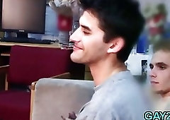 Fragile male slut endures cock