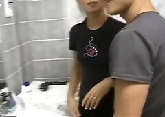 Skinny Amateur Teen 18+ Fucked In The Bathroom