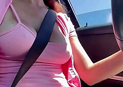 Italian Stepmom Artemisia Love showing her hot breasts for u outside