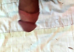 Masturbating my man sausage from smallish to large rock hard