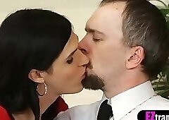 skinny tranny loves to feel big cocks in her ass