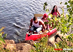 Sunny and Kendra camping fuck