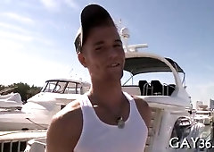 Sumptuous homosexual assfucking fuck-fest