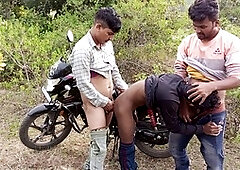 Amateur gay film with a hung man going bareback