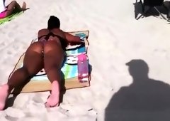 Beach hot ass