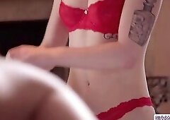 Lena paul rubbing her breasts against Evelyn Claire pussy