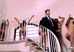 Passionate doggy style fuck session with a brunette Alektra Blue