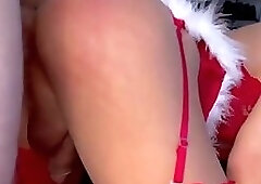 Festive ass tranny analized raw