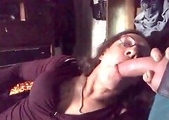 Gargling that jizz-shotgun