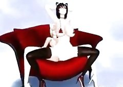 Tranny fucking girl with her huge dick