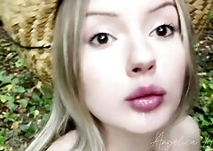 Hot Honey with Large Titties was banged by a Stranger in the Butt in the Woods