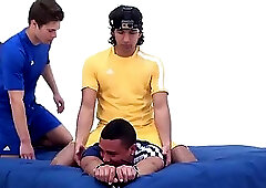 Pretend to fuck bound guy