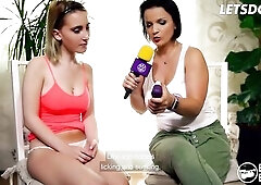 Large Melons Lia Louise Picks One Of The Cameramen For Hardcore Screw - LETSDOEIT