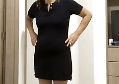 The hotel owner's son on the beach cums on my wife's shaggy snatch after masturbating