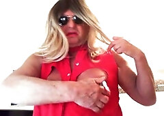 Transgender, amateur crossdresser