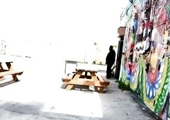 Cute Babe Sucks My Cock On The Street