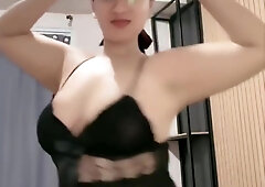 Woman Rocking In Hot Lingerie - Beautiful Girls