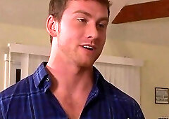 Passionate sex between dude and a very hot blonde shemale