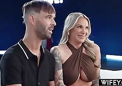 WIFEY Tattooed Blonde Hotwife craves black cock