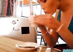 DATESLAM Lovenia Lux Begs Date To Fuck Her Doggystyle