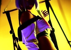 Cyberpunk.Lucy get pussy filled with cum - Trailer -