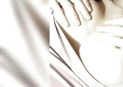 Slender nymphomaniac masturbates when this babe's alone