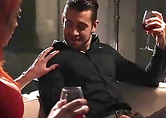 Hot tgirl butt fucked the friend of her husband