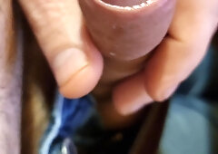 Fellows stroking in office humungous cute trouser snake