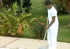 Giving The Poolboy A Break From Work