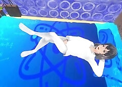 3D Game Femdom University - Giantess uses player as dildo