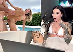 Bonnie Blue & J Mac, Porn Asmr Reaction, British Slut gets Her Pussy Stretche...