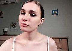 Blonde teen Sierras first erotic masturbation video