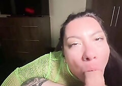 Giving him a head entire in advance of that guy feeds me his thick and delightful cum load! I love how his thick weenie fills my throat.