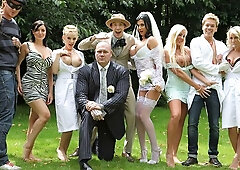 Fake-boobed brunette Jasmine Jae jumps on a huge boner