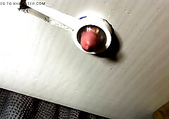 Masculine Rubdown Masturbating Table. Hefty jizz shot. Home vid