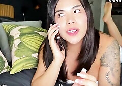 Large-bootied, multi-orgasmic Mexican Barbara Cordova gets screwed on Halloween night - Brian Evansx