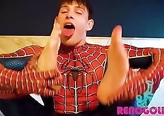 Spider-Man has a foot fetish