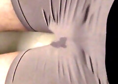 me pissing in my running shorts 7