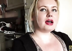 PASCALSSUBSLUTS - Blond UK sub Amber West Hardcore Drilled